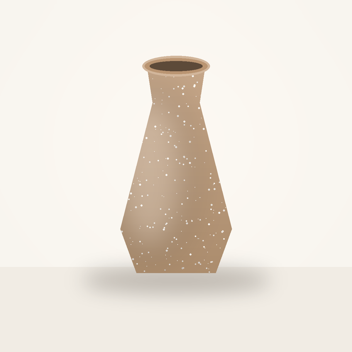 cv-dec-011 Wave-Pattern Earthenware Accent - Image 1