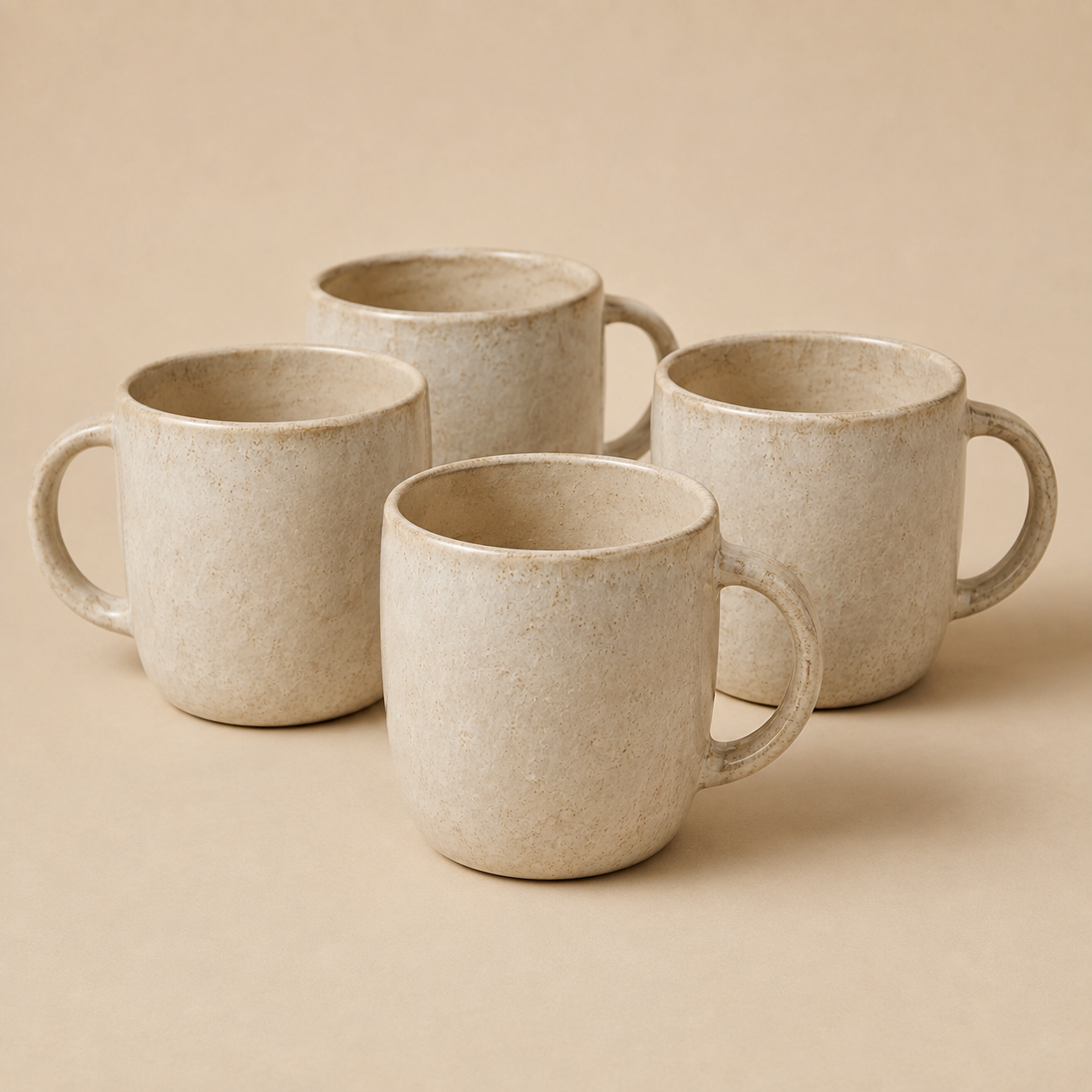 cv-mug-001 Mason Stoneware Mugs — 4-Piece Set - Image 1