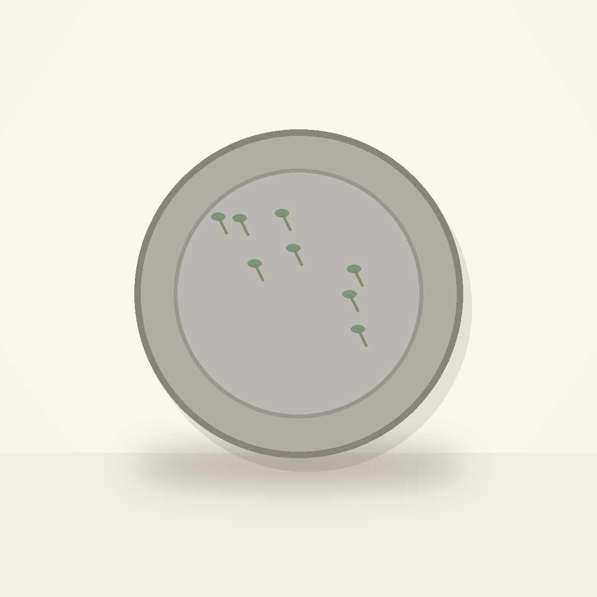 cv-pla-020 Folly Scenic Stoneware Accent Plate - Image 1