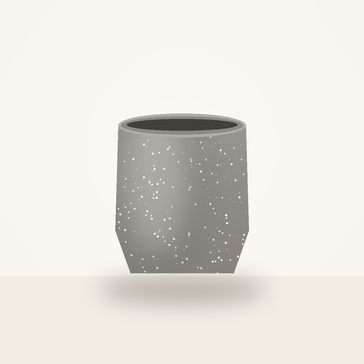 cv-pot-015 Palma Short Fiberstone Indoor/Outdoor Planter - Image 1